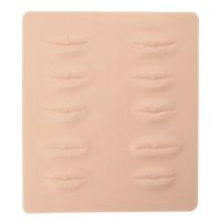 Fake Skin Lips 3D Tattoo Practice Sheet